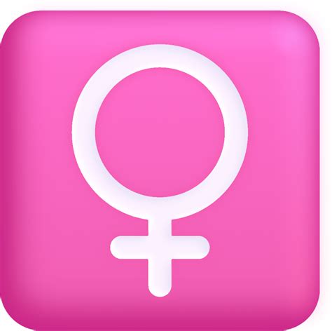 female symbol emoji.